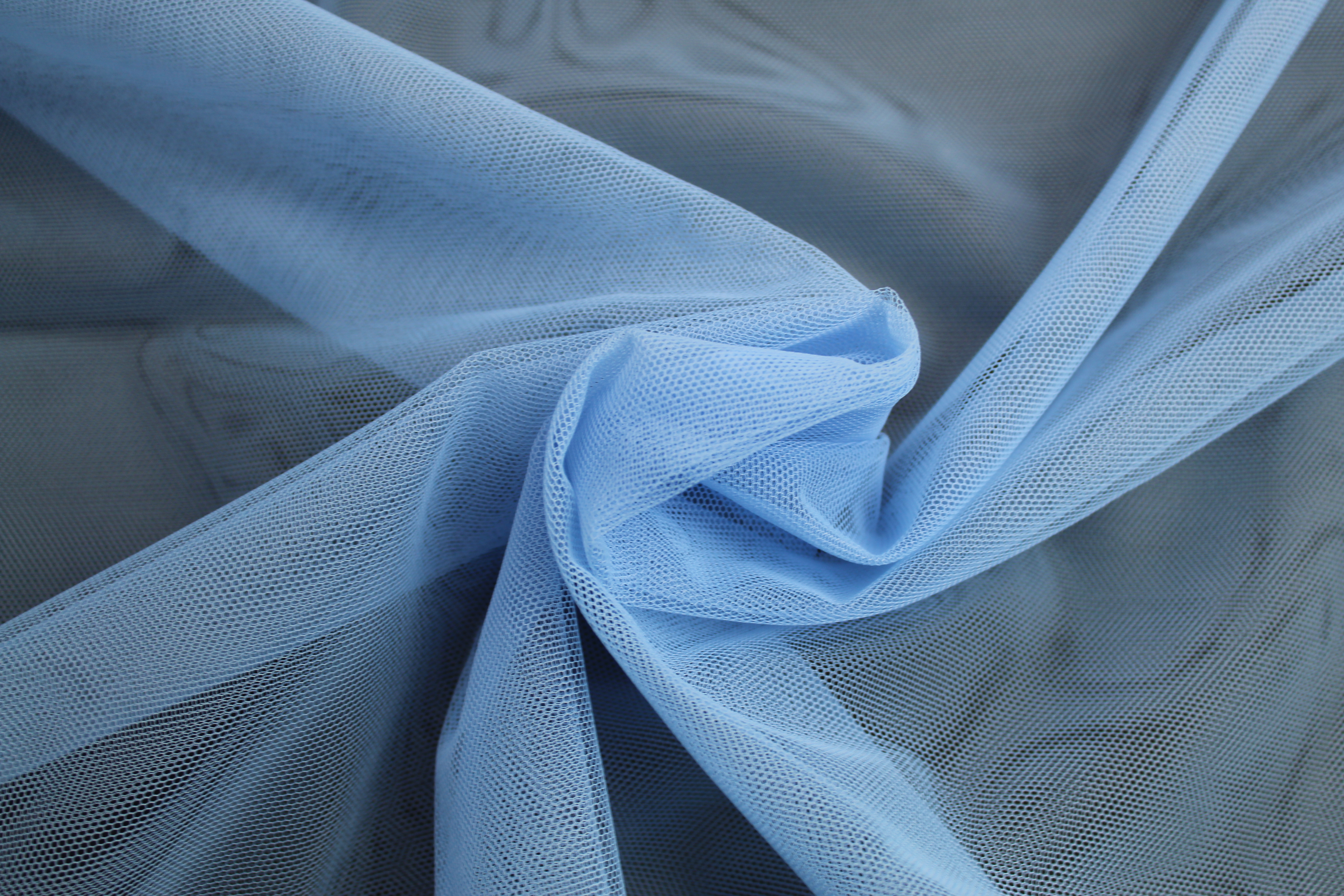 NYLON TULLE - PERI (BLUE) (520)